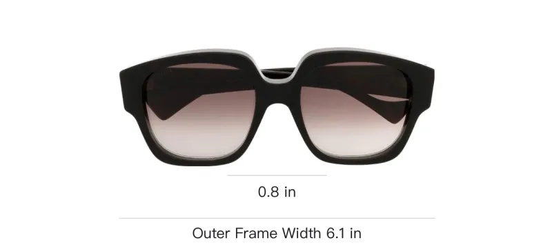 GUCCI Oversized Square frame Sunglasses-2