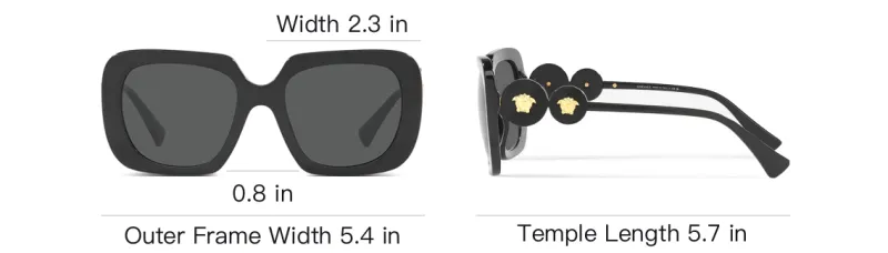 VERSACE Eyewear Medusa Head Round frame Sunglasses-3