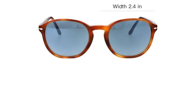 PERSOL Acetate Irregular Shape Sunglasses Unisex Brown-4
