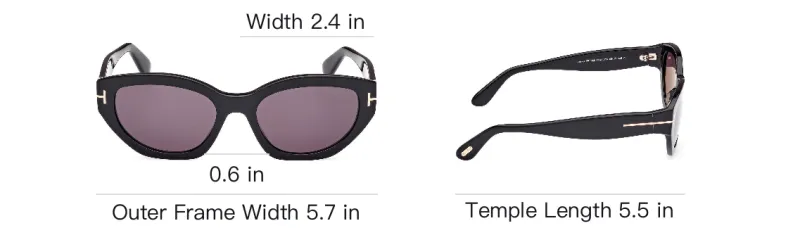 TOM FORD Guilliana Round frame Sunglasses-8