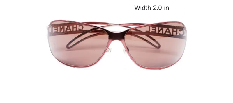 CHANEL Pre-Owned 2000s Logo-arm Shield Sunglasses-3
