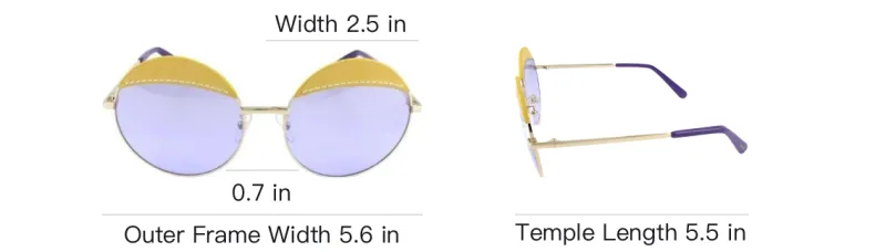 LOEWE - Round Sunglasses Women's Gold-2