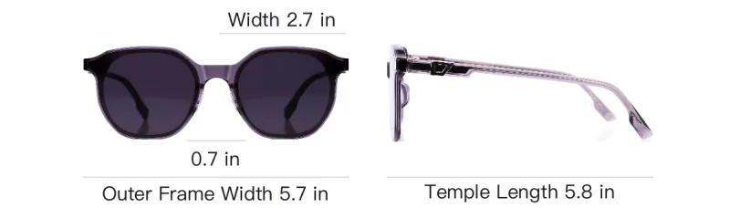 LAPIZ SENSIBLE. Acetate Square Sunglasses Unisex Purple-4
