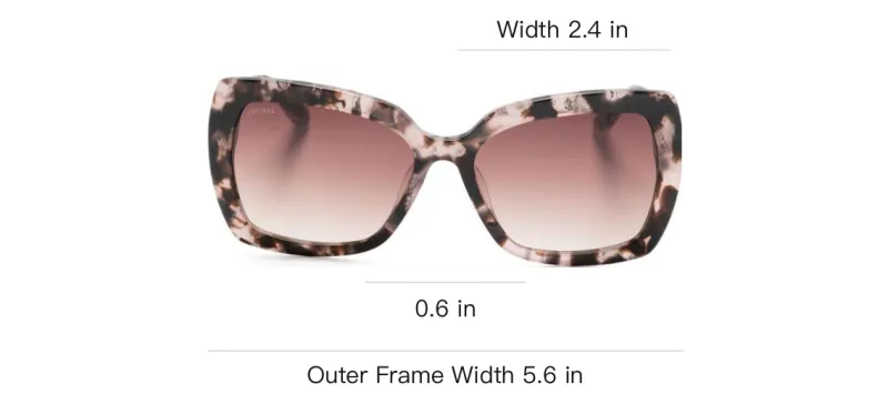 Aspinal Of London Helene Square frame Sunglasses-3