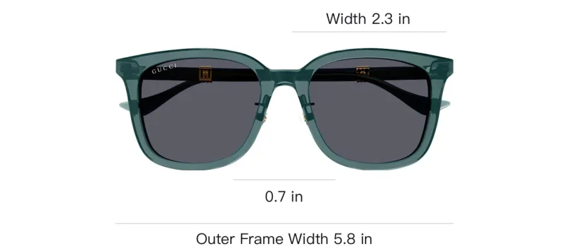 GUCCI Eyewear Square Frame Sunglasses-2