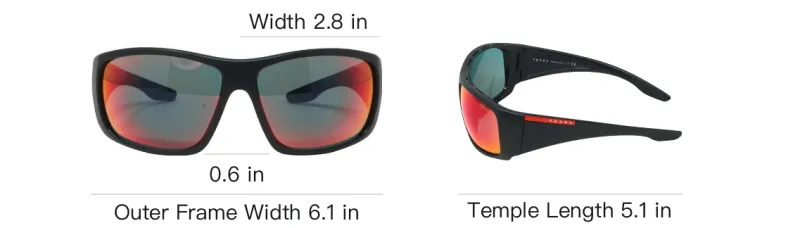 PRADA Subject To Official Website Square Sunglasses Men's Black-3