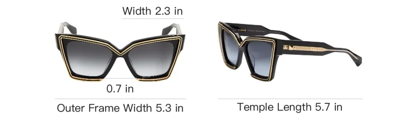 Valentino Square Sunglasses Women's Black-3
