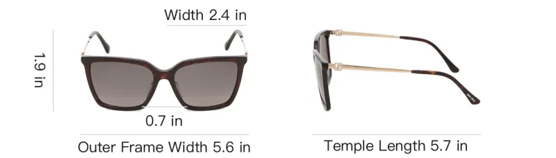 Take this classic style to the skies with the ® GF5032 sunglasses