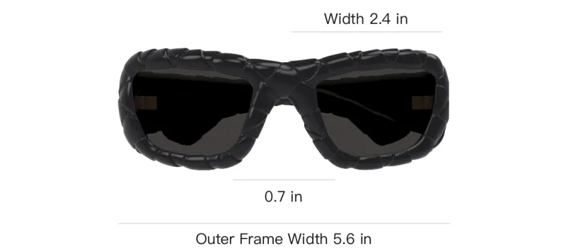 Bottega Veneta Panthos Frame Sunglasses-5