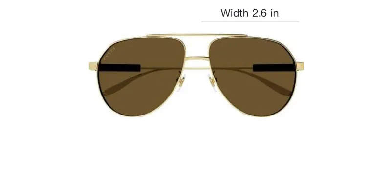 GUCCI Interlocking G Pilot frame Sunglasses-2