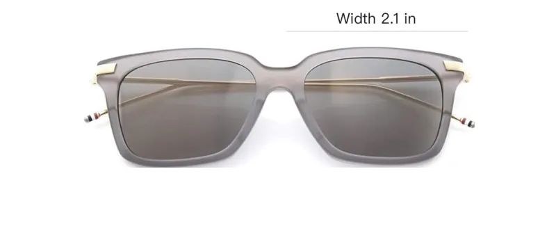 THOM BROWNE· Irregular Shape Sunglasses Unisex Gold-2