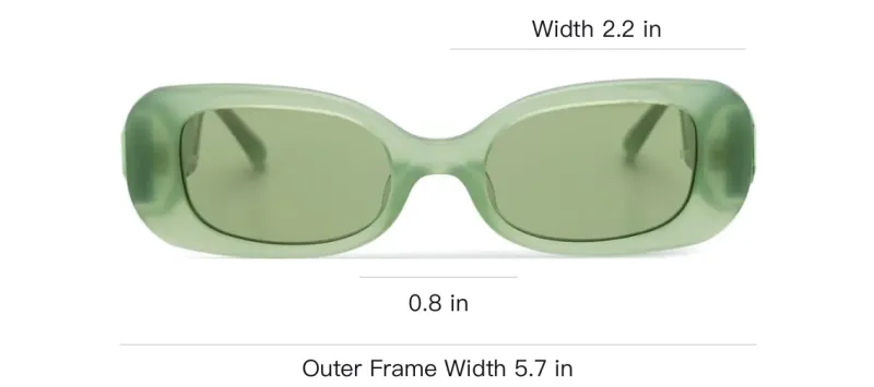Linda Farrow Lola Rectangular Frame Sunglasses-2