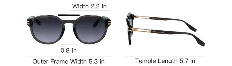 MARC JACOBS 675S Round-frame Sunglasses-4