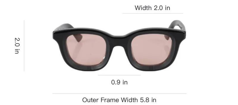 Thierry Lasry Acetate Oval Sunglasses Unisex Black-3