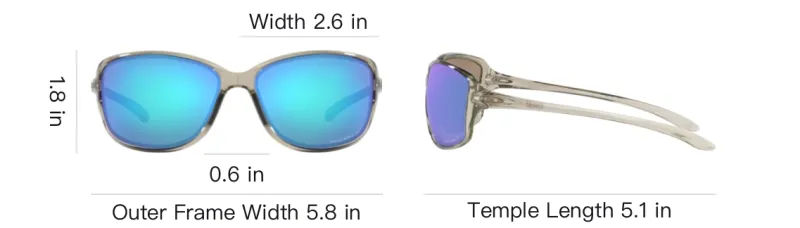 Oakley Plastic Irregular Shape Sunglasses Women's Gray-3
