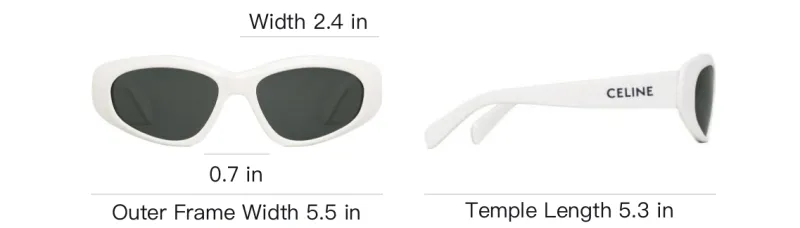 CELINE Monochroms 07 Sunglasses In Acetate-3
