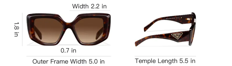 PRADA Symbole Oversize-frame Sunglasses-3