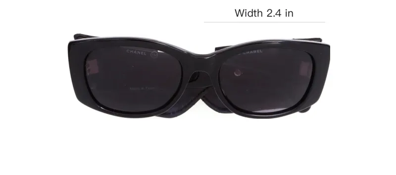 CHANEL 2000s Oval frame Diamond quilted Sunglasses-3
