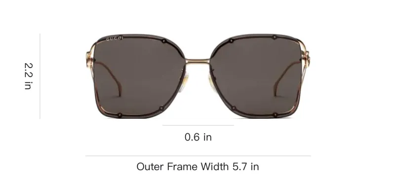 GUCCI Square frame Sunglasses-3