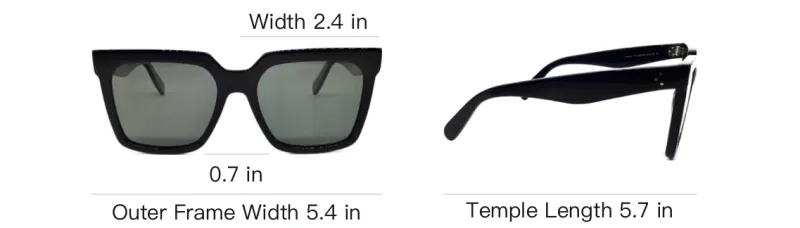 CELINE Square Frame Sunglasses-3