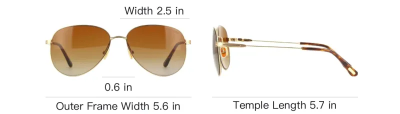 TOM FORD Oval Frame Sunglasses-4
