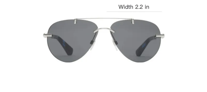 Burberry Metal Aviator Sunglasses Unisex Silver-3
