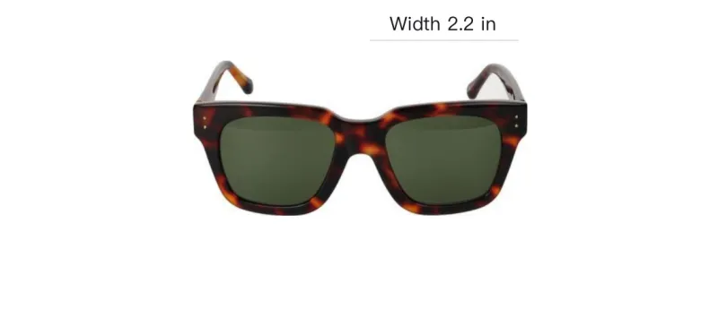 Linda Farrow Square Frame Sunglasses-3