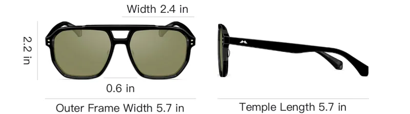 MOLSION Plate Frame Irregular Shape Sunglasses Unisex-3
