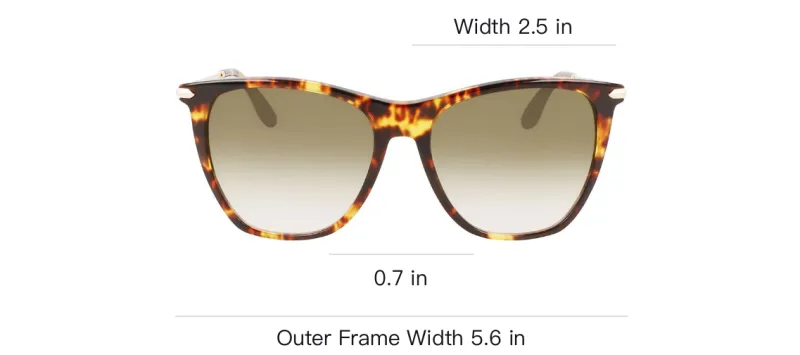Victoria Beckham Acetate Square Sunglasses Women's Tortoiseshell-3