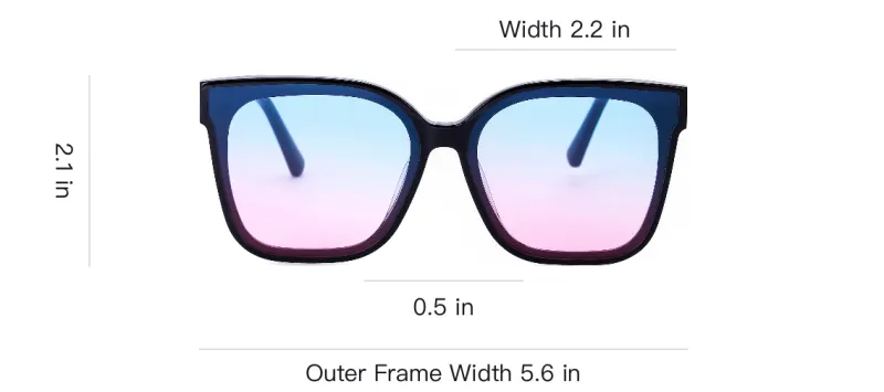 TEICE Plate Frame Square Sunglasses Unisex-1