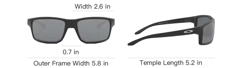 Oakley Gibston Rectangle frame Sunglasses-3