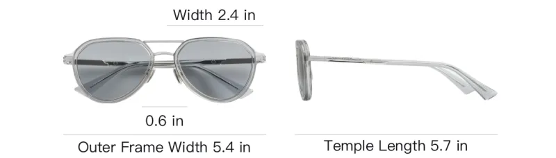 Bottega Veneta Acetate Metal Recycled Acetate Aviator Sunglasses Women's Gray-3