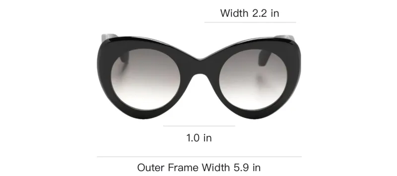 Alaia Cat Eye Frame Sunglasses-2