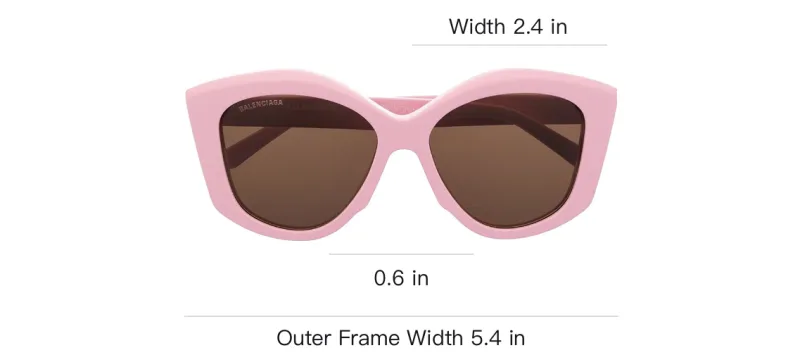 Balenciaga Sunglasses Women's Pink-2