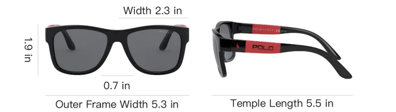 Polo Ralph Lauren Eyewear Square Frame Sunglasses-6