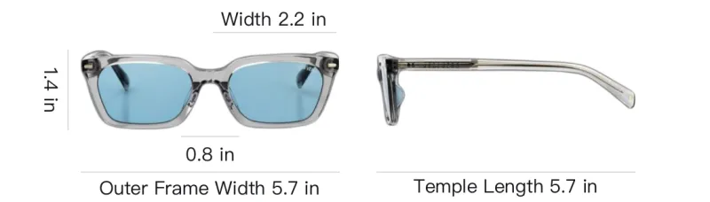 VEDI VERO Square Sunglasses Unisex Gray-4