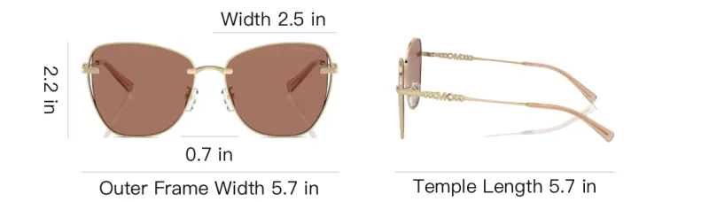 MICHAEL KORS Beijing Butterfly Frame Sunglasses-4