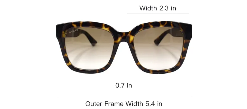 GUCCI Square Frame Sunglasses-3
