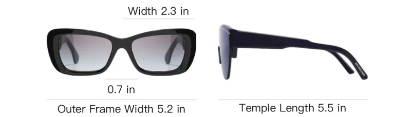 CHANEL Acetate Tweed Irregular Shape Sunglasses Women's Black-3