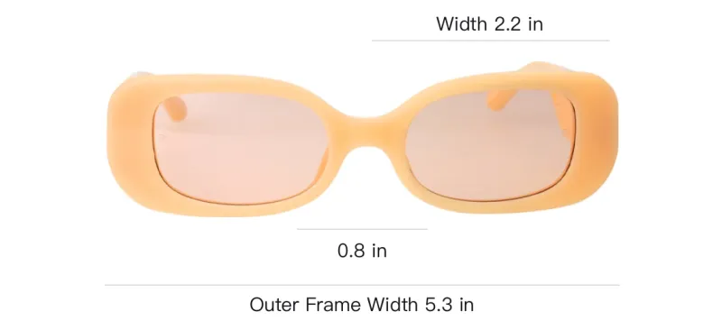 Linda Farrow Lola Rectangular Frame Sunglasses-3