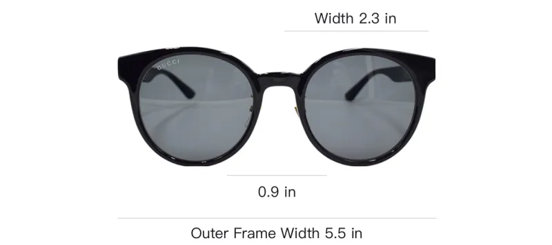 GUCCI Round Frame Sunglasses-5