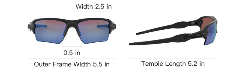 Oakley Plate Frame Rectangular Sunglasses Unisex-3
