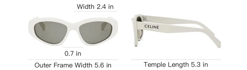 CELINE Eyewear Geometric Frame Sunglasses-3