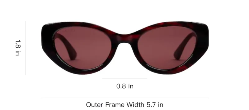 GUCCI Cat eye frame Sunglasses-3