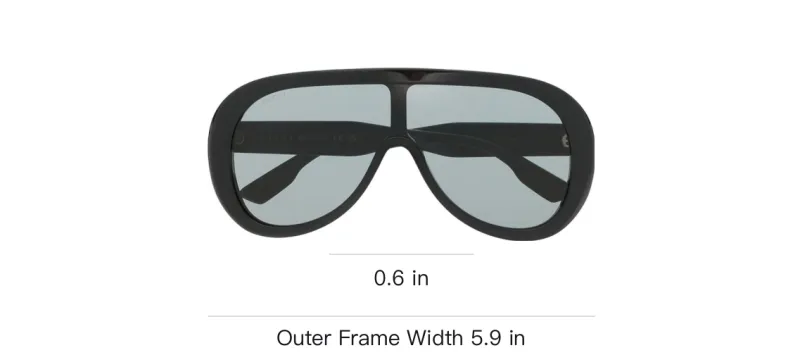 GUCCI Mask Sunglasses-2