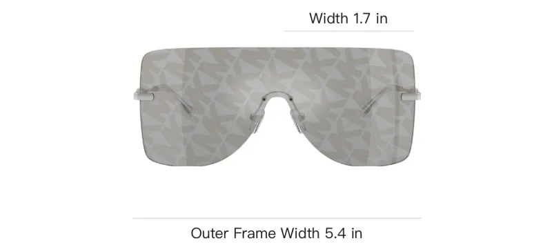 MICHAEL KORS London Oversized Frame Sunglasses-3