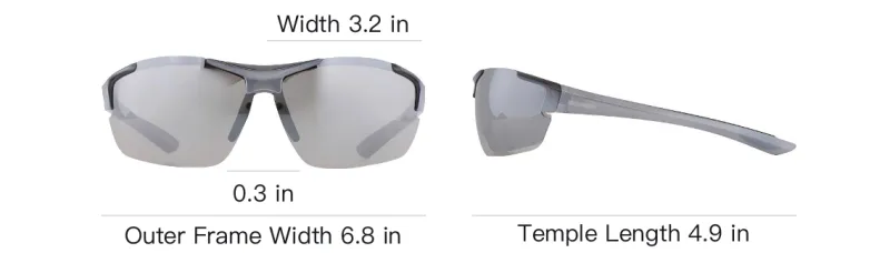 Harley Davidson Plastic Irregular Shape Sunglasses Men's Gray-4