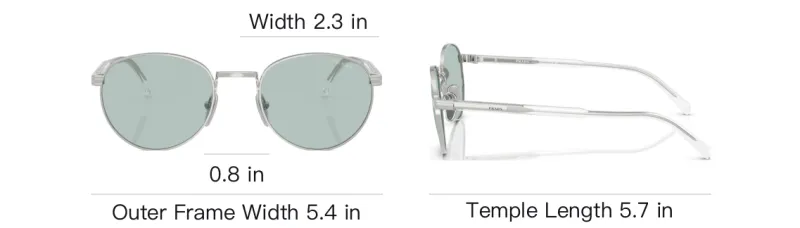 PRADA Eyewear Round frame Sunglasses-4