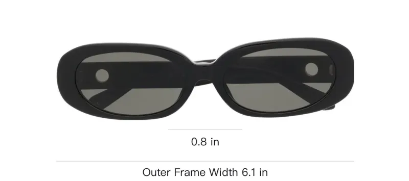 Linda Farrow Cara Oval frame Sunglasses-2