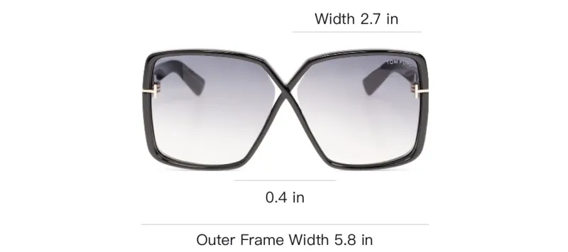 TOM FORD Yvonne Oversized Sunglasses-1